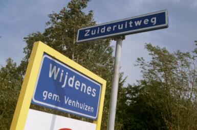 De Zuideruitweg in Wijdenes